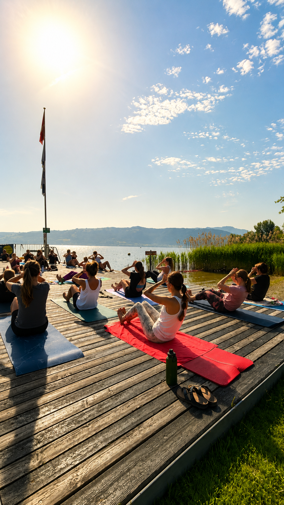 Bodyart Meets Yoga — lakeside practice